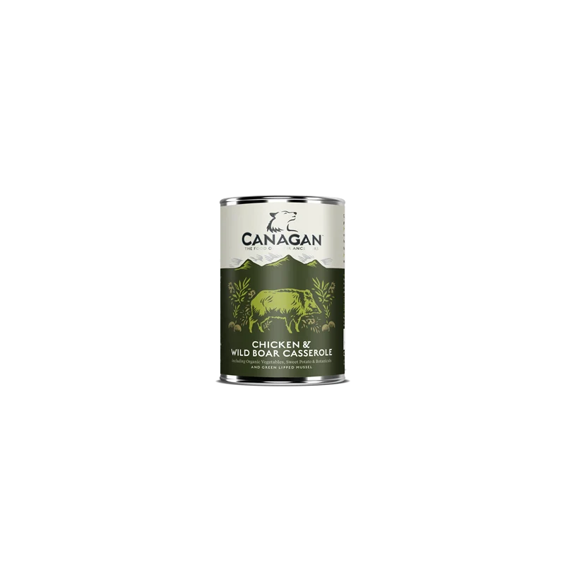 CANAGAN CHICKEN & WILD BOAR UMIDO CANE 400G