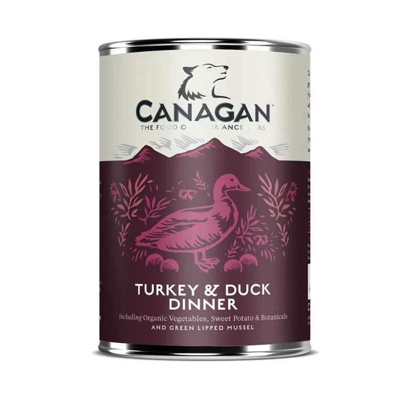 Canagan Turkey & Duck Dinner Umido Cane 400gr