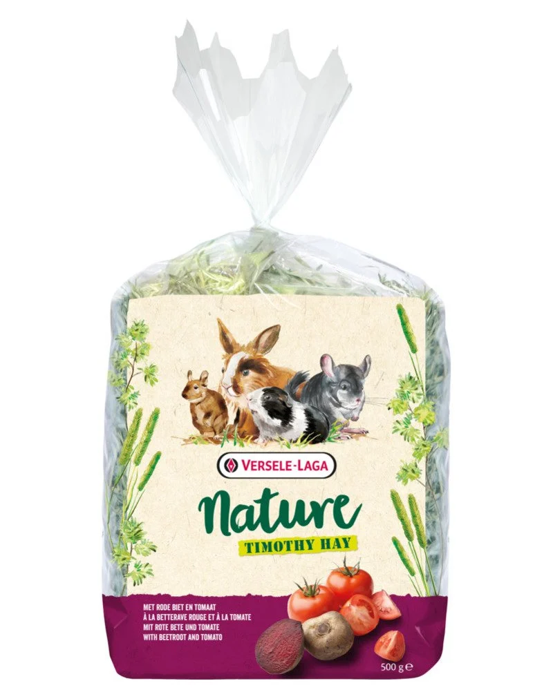 VERSELE-LAGA Fieno Nature Timothy Hay Beetroot & Tomato 500 g
