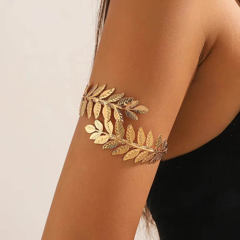 Gouden bovenarmband Grieks – Odyssee sieraad cadeau voor haar