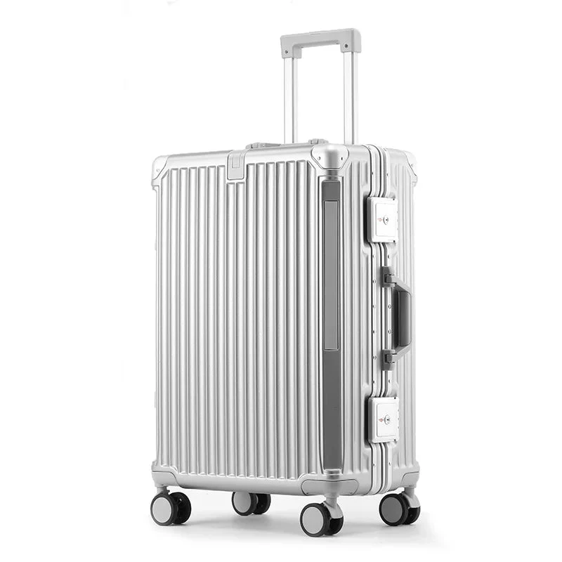 Hardcase Reiskoffer – TSA-Slot, Aluminium Frame & 360° Spinnerwielen