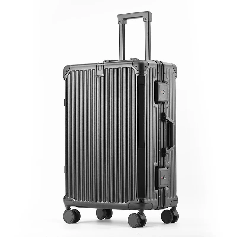 Hardcase Reiskoffer – TSA-Slot, Aluminium Frame & 360° Spinnerwielen