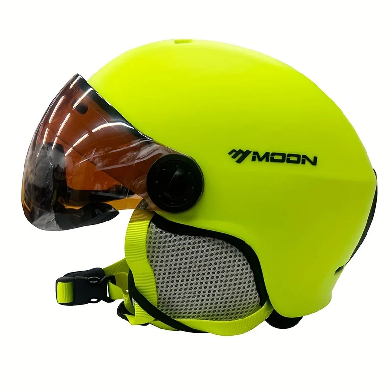 Skihelm – Verstelbaar met Afneembare Vizier & Ademend Design