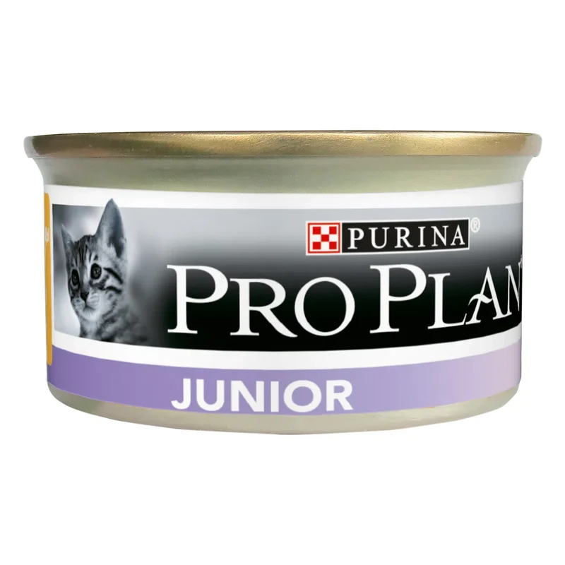 Purina Pro Plan Cat Junior Mousse Lattina 85G - umido gatto - pollo e fegato
