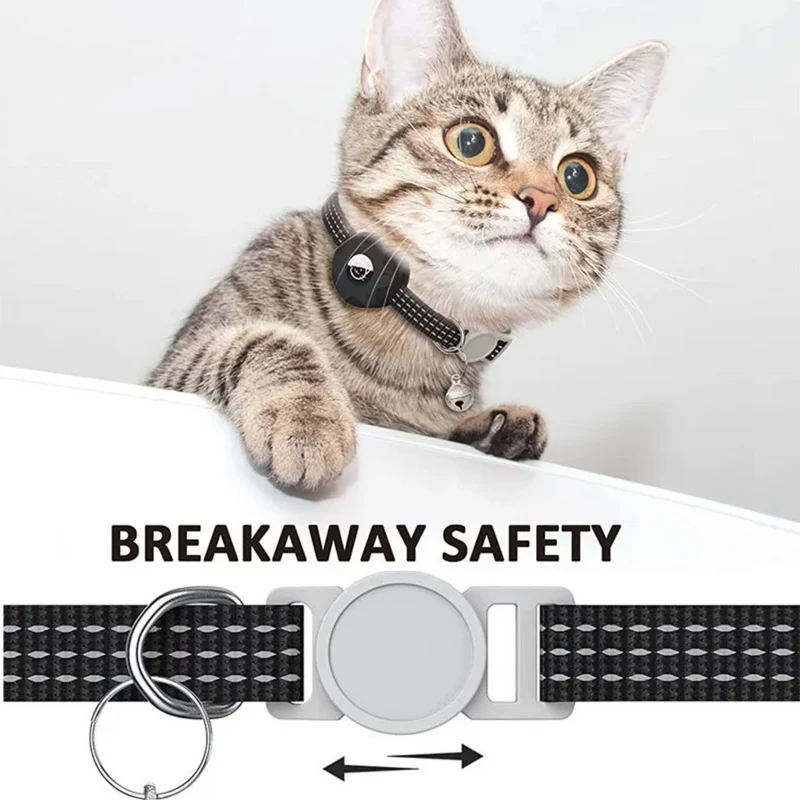 Smart Tracker Halsband voor Huisdieren – Reflecterend & Compatibel met Android