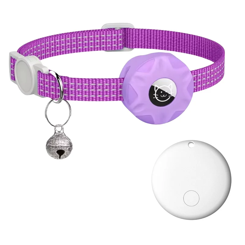Smart Tracker Halsband voor Huisdieren – Reflecterend & Compatibel met Android