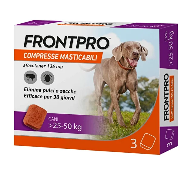 Frontpro Compresse Masticabili Antiparassitari 25-50 Kg