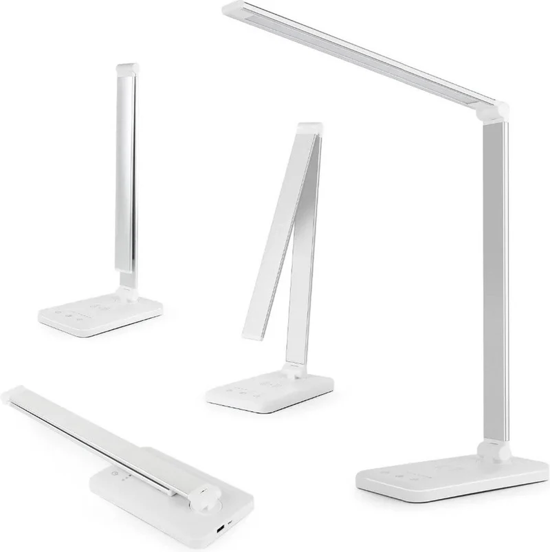 LED Bureaulamp – Dimbaar, Draadloos Opladen & Touchbediening
