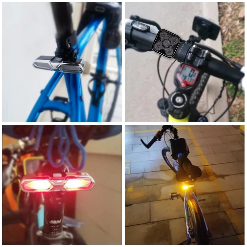 Fietsachterlicht – Richtingaanwijzers, Afstandsbediening & USB