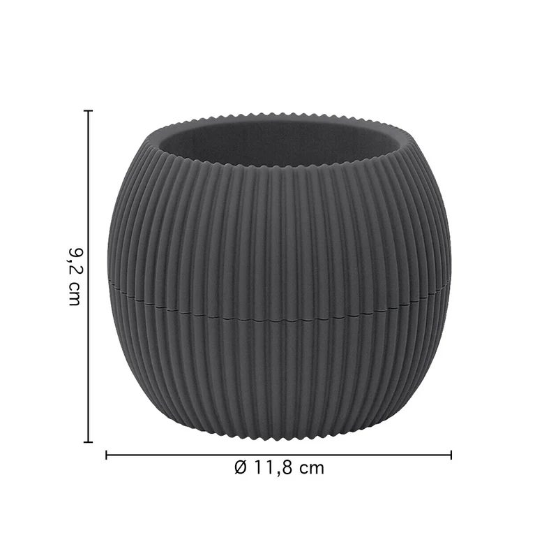 Vasetti per Piante Grasse con Sottobicchiere Integrato Design Moderno Il Gruppone