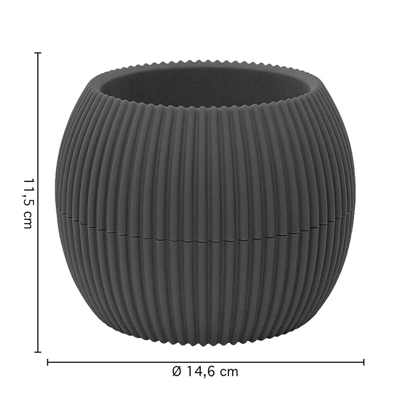 Vasetti per Piante Grasse con Sottobicchiere Integrato Design Moderno Il Gruppone