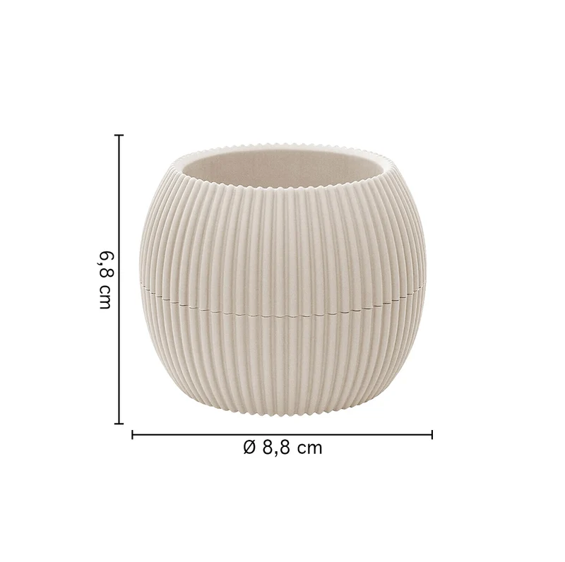 Vasetti per Piante Grasse con Sottobicchiere Integrato Design Moderno Il Gruppone