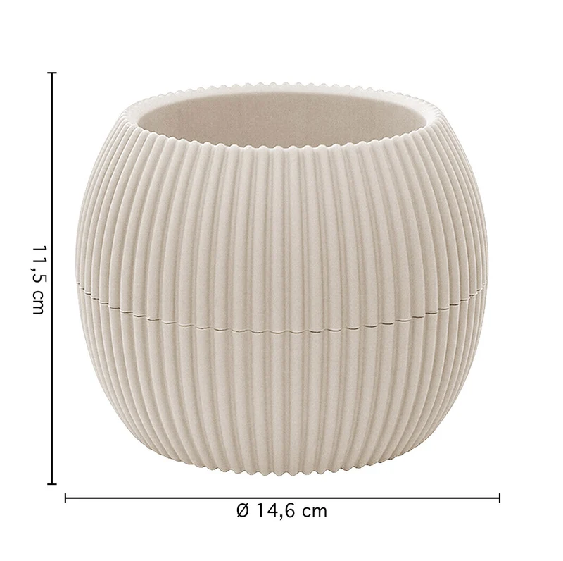 Vasetti per Piante Grasse con Sottobicchiere Integrato Design Moderno Il Gruppone