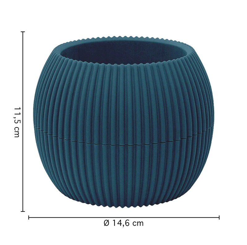 Vasetti per Piante Grasse con Sottobicchiere Integrato Design Moderno Il Gruppone