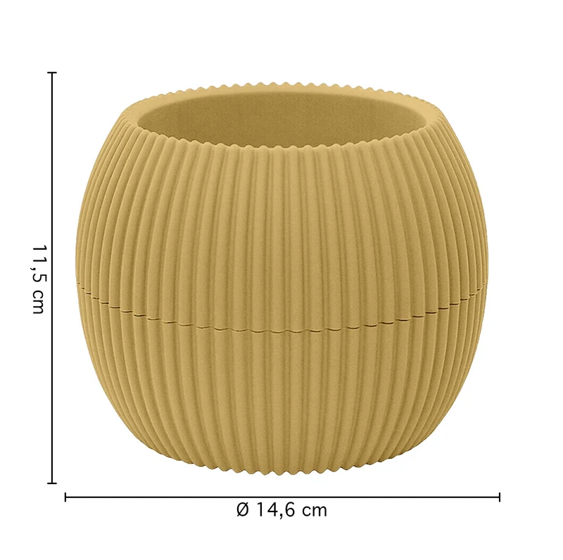 Vasetti per Piante Grasse con Sottobicchiere Integrato Design Moderno Il Gruppone