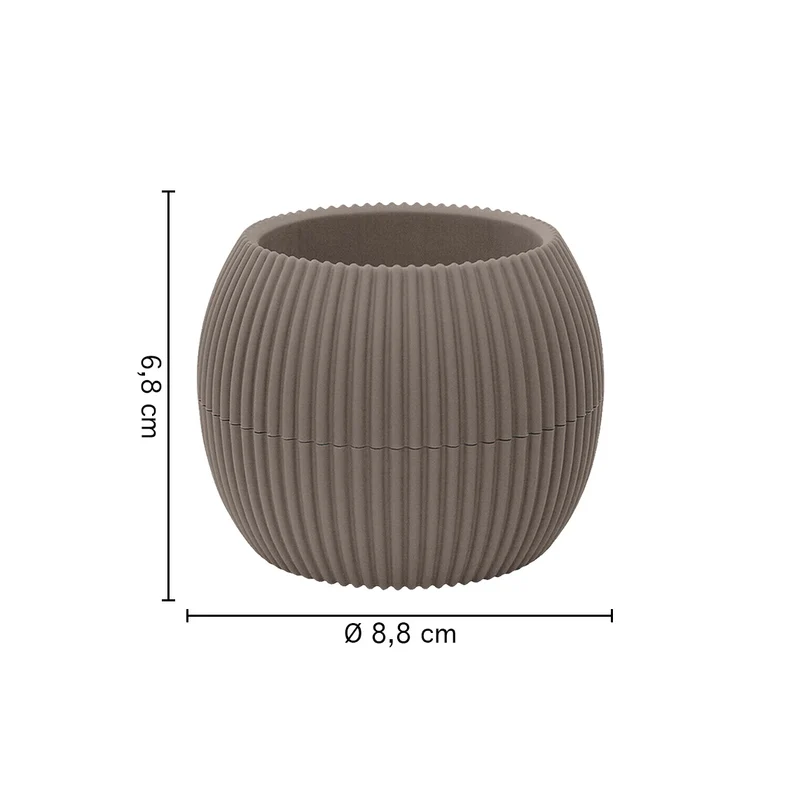 Vasetti per Piante Grasse con Sottobicchiere Integrato Design Moderno Il Gruppone