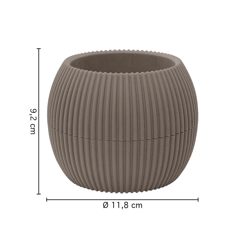 Vasetti per Piante Grasse con Sottobicchiere Integrato Design Moderno Il Gruppone