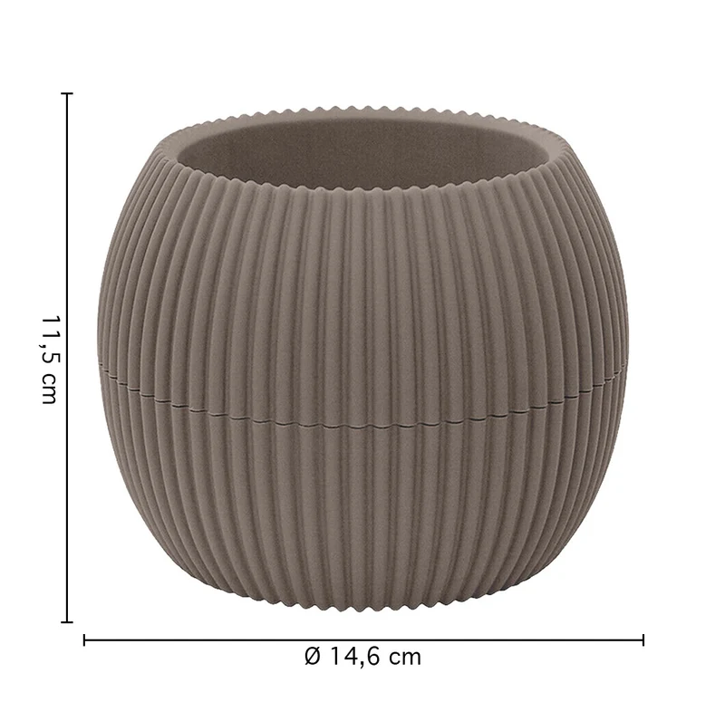 Vasetti per Piante Grasse con Sottobicchiere Integrato Design Moderno Il Gruppone