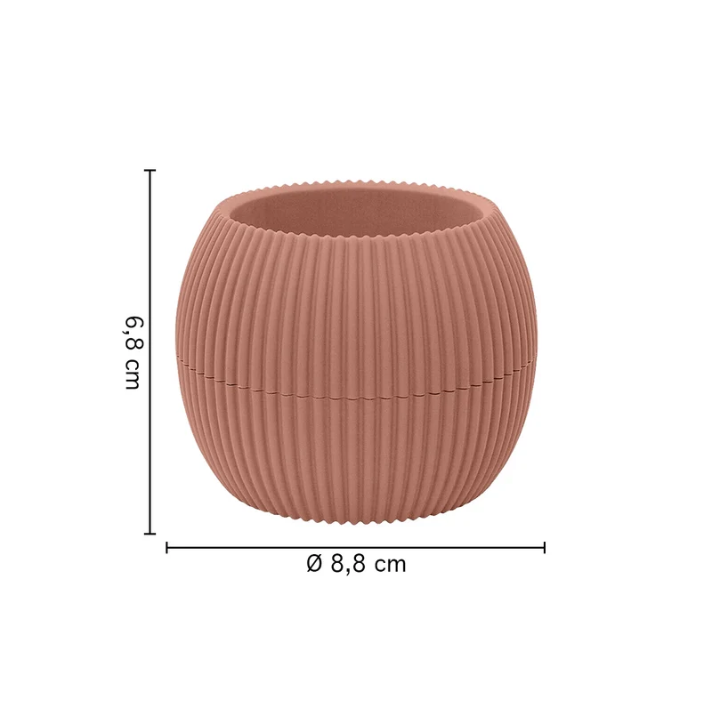 Vasetti per Piante Grasse con Sottobicchiere Integrato Design Moderno Il Gruppone