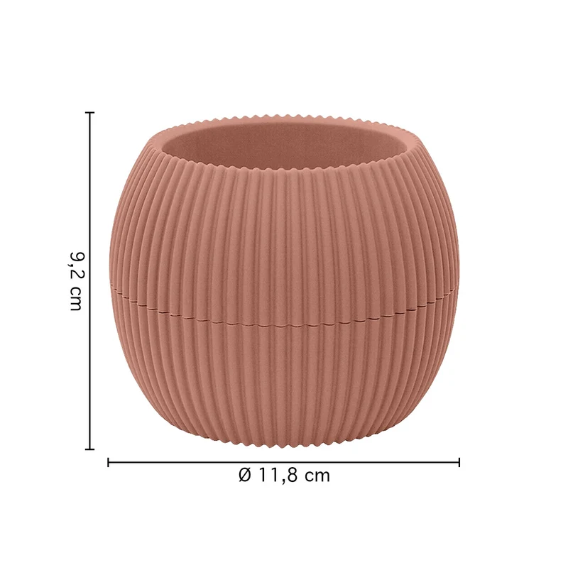 Vasetti per Piante Grasse con Sottobicchiere Integrato Design Moderno Il Gruppone