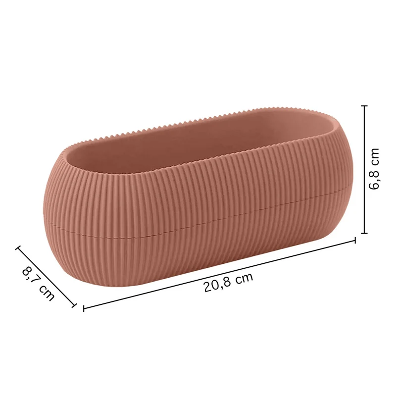 Vasetti per Piante Grasse con Sottobicchiere Integrato Design Moderno Il Gruppone