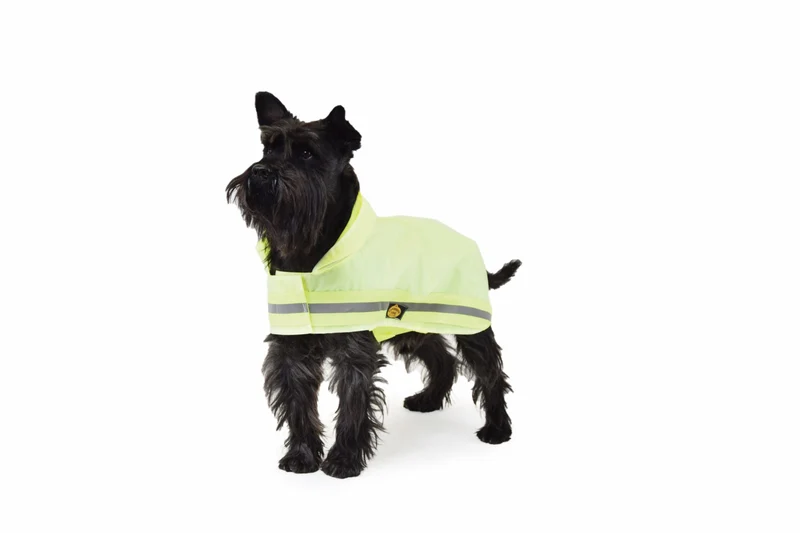 Fashion Dog - Mantella Impermeabile fluo con striscia catarifrangente – Art. 215