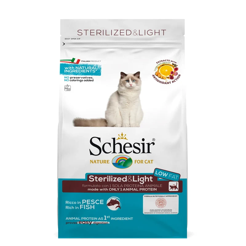Schesir Cat Sterilized & Light al Pesce