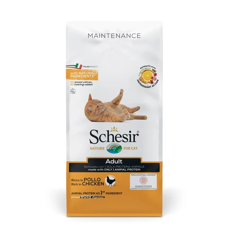 Schesir Cat Maintenance Ricco in Pollo