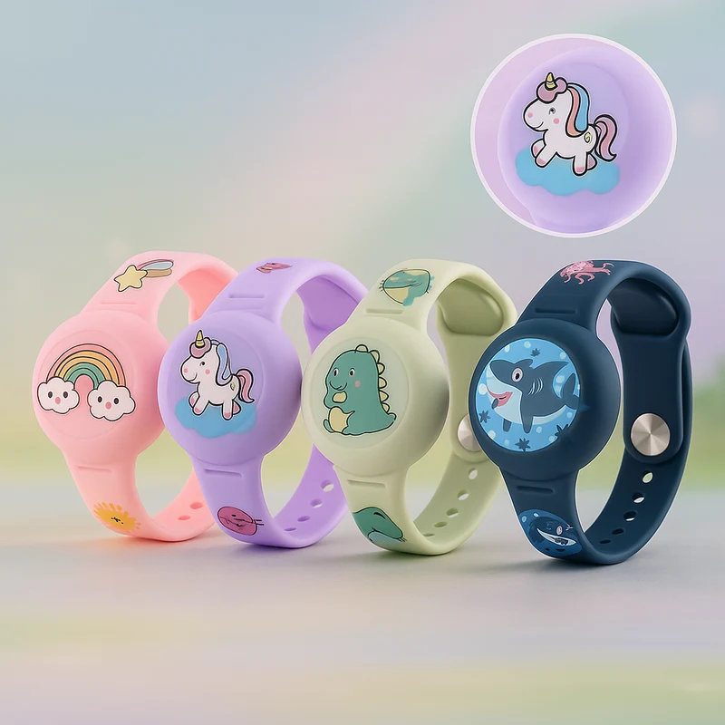 Tracker Armband Kinderen – Verstelbare Siliconen Houder