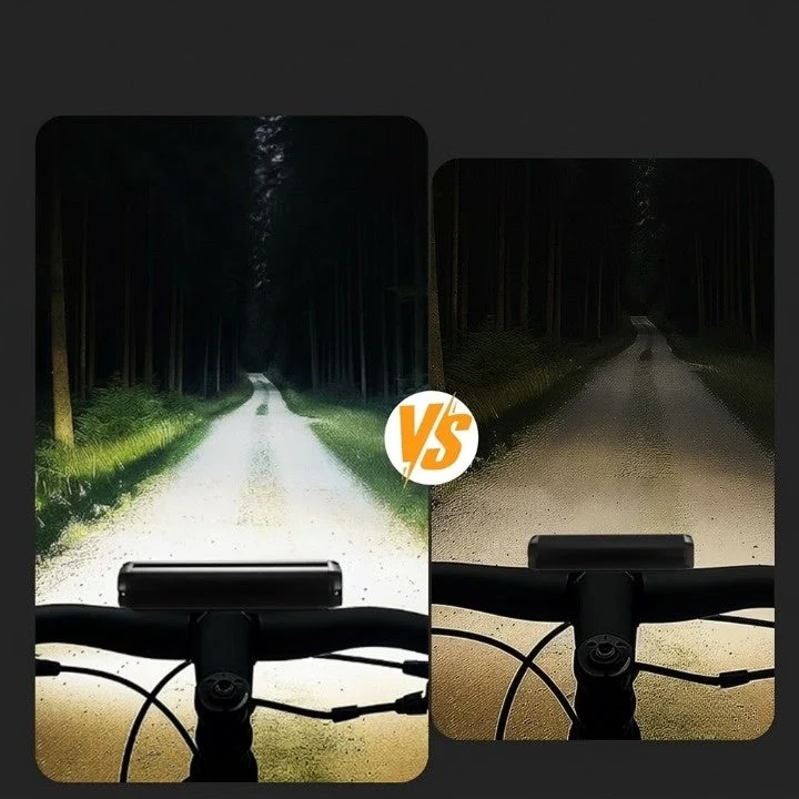 Fietsvoorlicht – 1400 Lumen, USB-Oplaadbaar & Weerbestendig