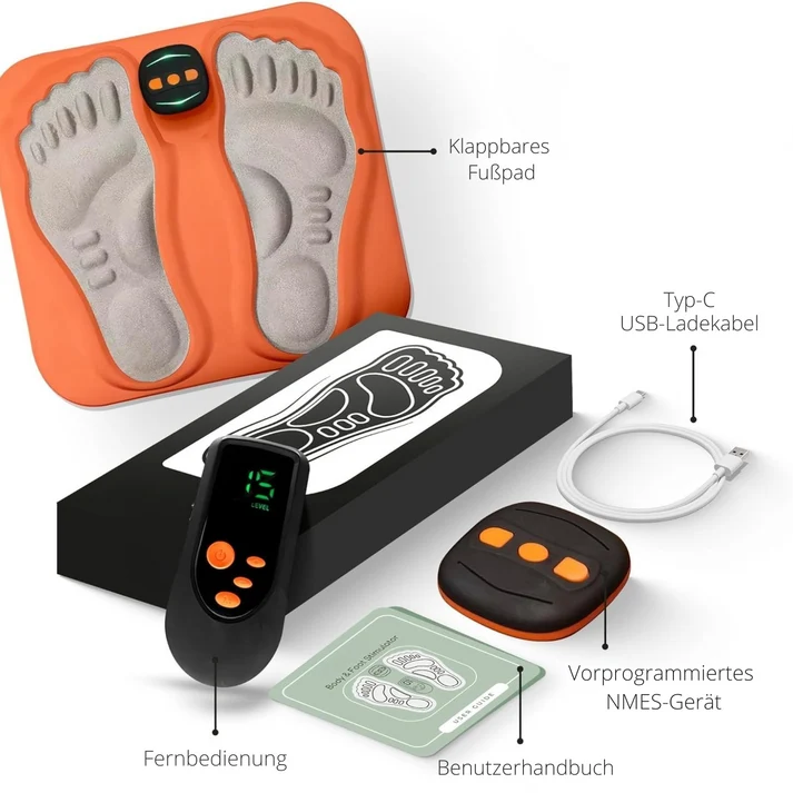 Elektrische Voetmassagemat – Instelbare Pulsen & USB-C
