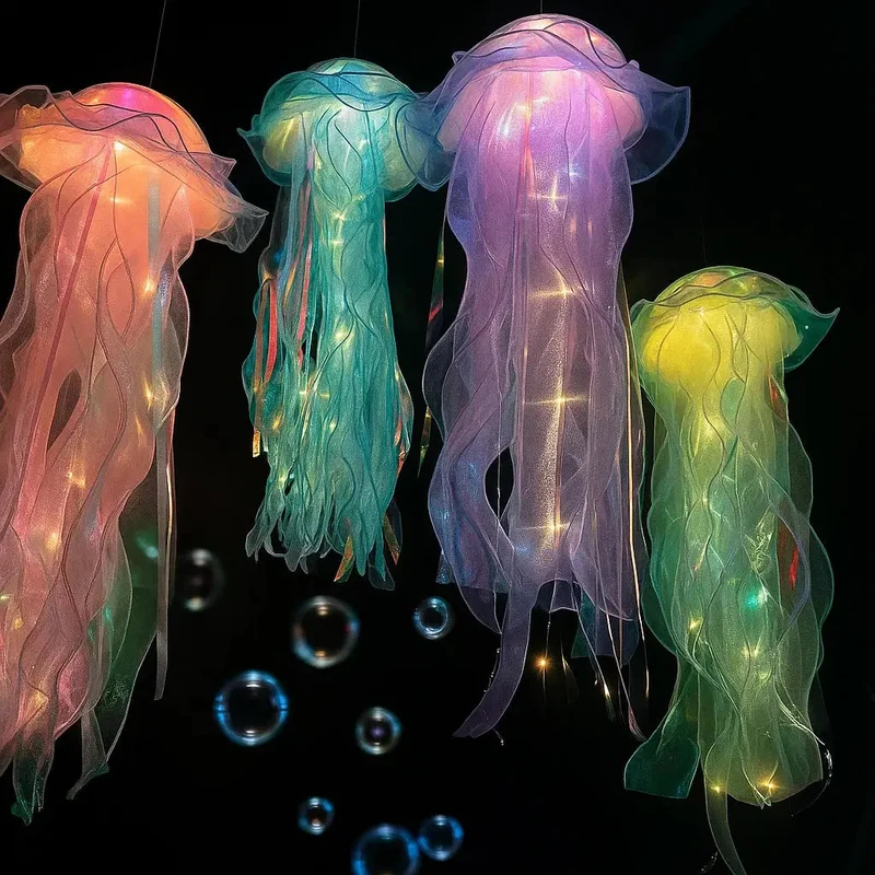 Kwallenlamp – Hangende LED Decoratie met Kleurrijk Lichteffect