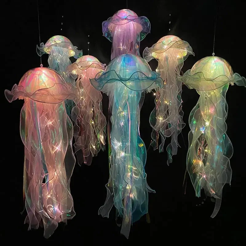 Kwallenlamp – Hangende LED Decoratie met Kleurrijk Lichteffect