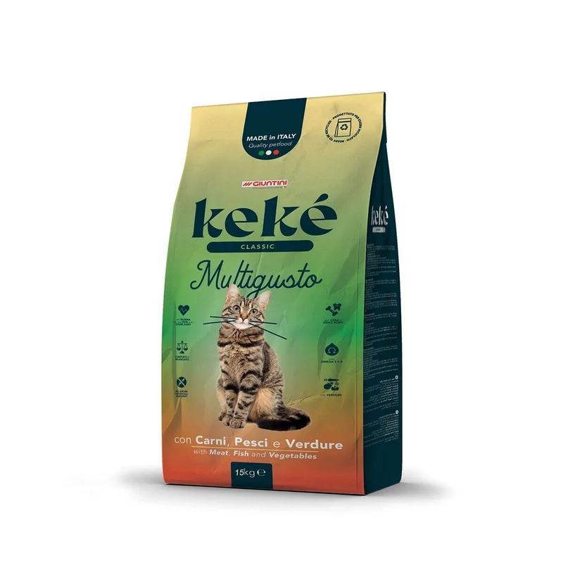 Keké Classic Multigusto - Gatto 15kg alimento completo per gatti adulti