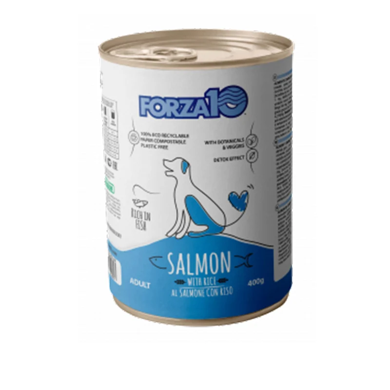 Forza10 Umido cane Maintenance al salmone con riso