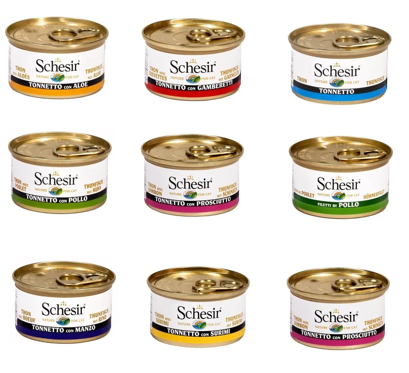 Schesir Gatto Scatoletta Natural 85gr - Vari gusti