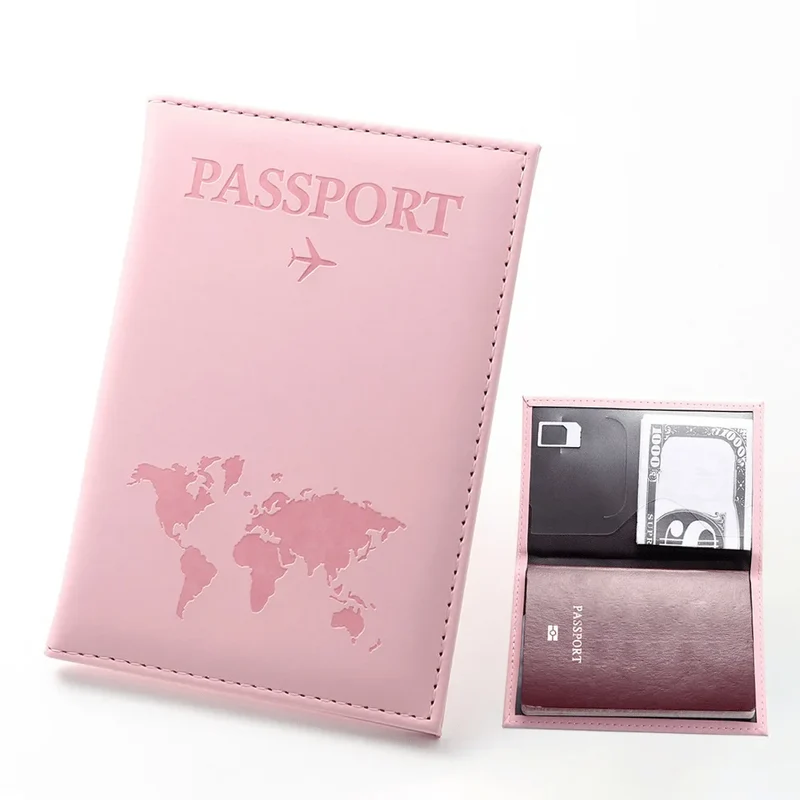 Paspoorthoes RFID – Compact PU Leer met Kaartvakken