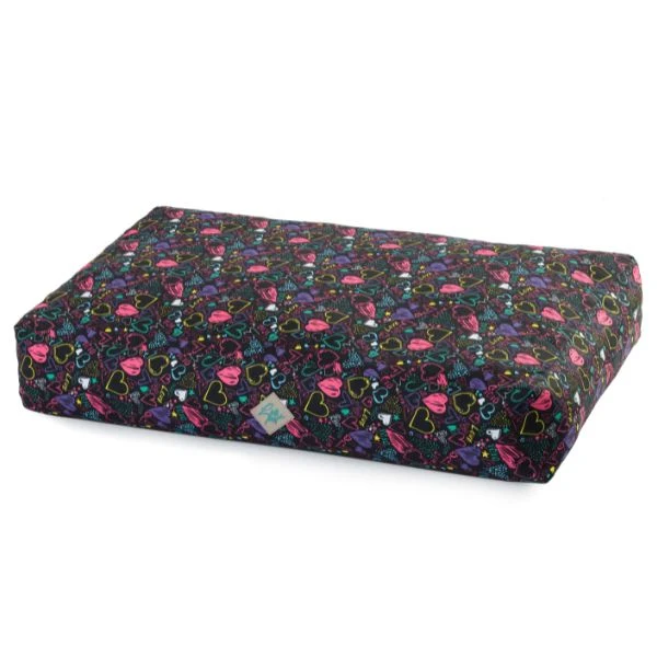 Cuscino sfoderabile Brick fantasia Cuori Leopet