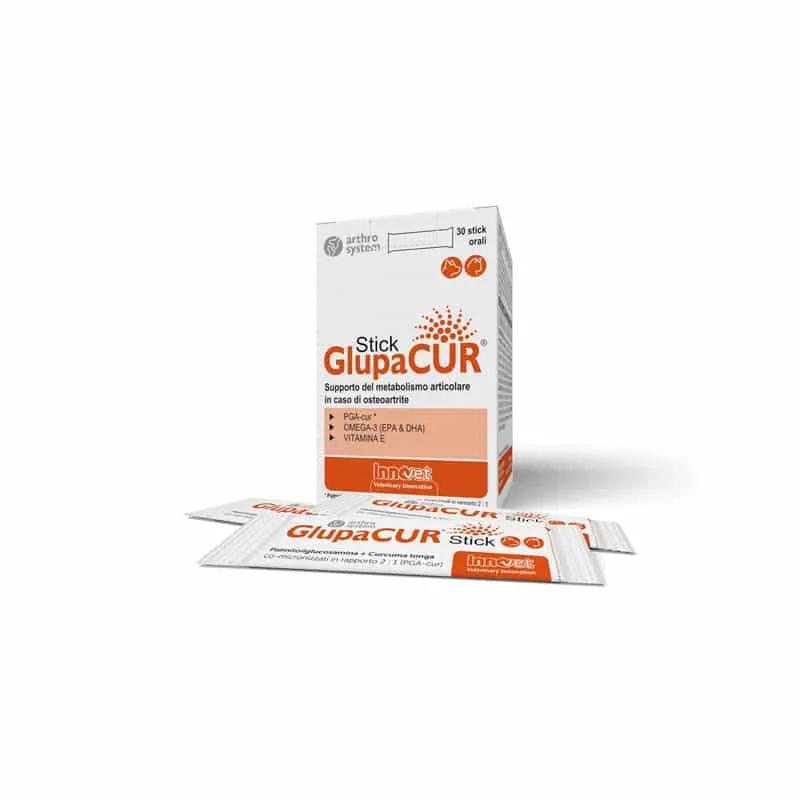 Innovet GLUPACUR 30 stick orali Contro l’osteoartrite di cani e gatti