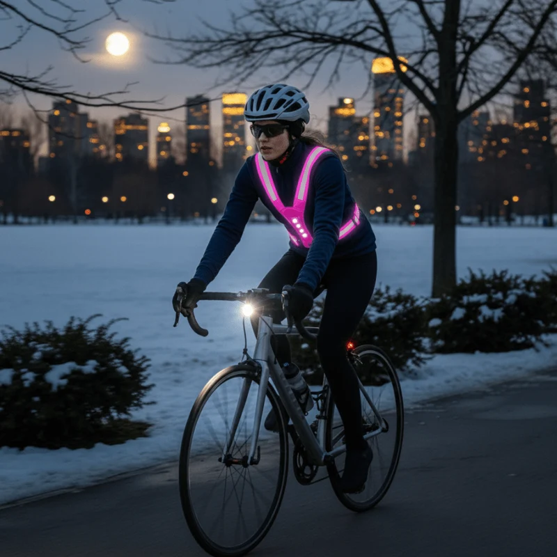 LED Hardloopvest – Verstelbaar, USB Oplaadbaar & 3 Lichtstanden