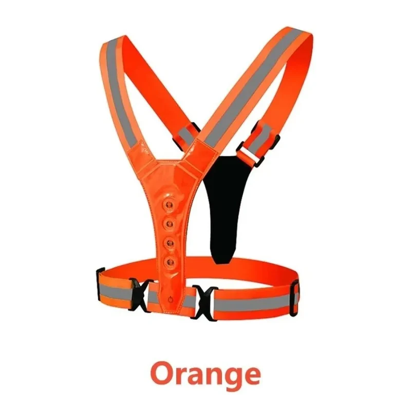 LED Hardloopvest – Verstelbaar, USB Oplaadbaar & 3 Lichtstanden