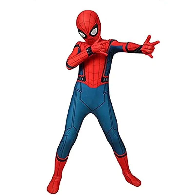Superhelden Kostuum – Stretchstof, 3D Design & Afneembaar Masker