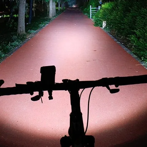 Fietskoplamp met Powerbank – Telefoonhouder, Helder Licht & Oplaadbaar