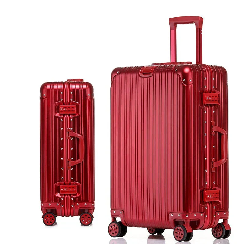 Aluminium Reiskoffer – TSA-Slot, 360° Wielen & Duurzame Hardcase
