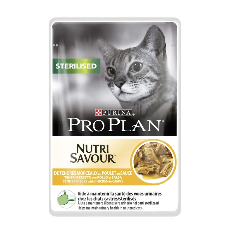 Pro plan Sterilized Nutri savour - Busta 85G - Vari gusti - umido gatto