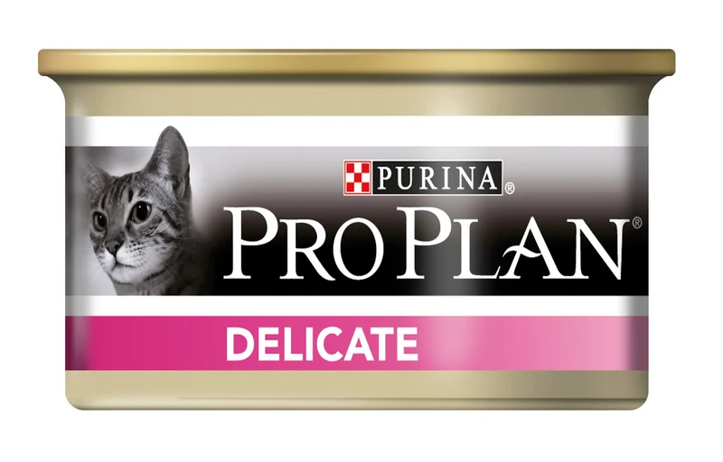 Purina Pro Plan Cat Delicate Mousse Lattina 85G Tacchino - umido gatto