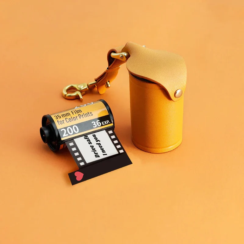 Foto Sleutelhanger met Filmrol – Gepersonaliseerd Ontwerp met Tot 40 Foto's