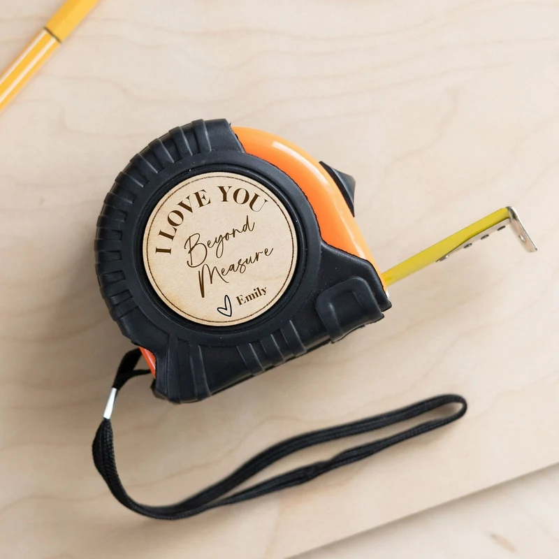Gegraveerde Hamer & Meetlint Set – Persoonlijk Cadeau met Praktisch Design