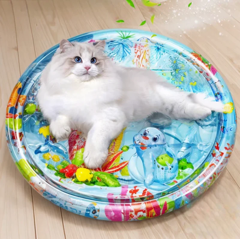 Kattenspeelmat – Duurzaam Waterwereld Design met Interactief Speelplezier