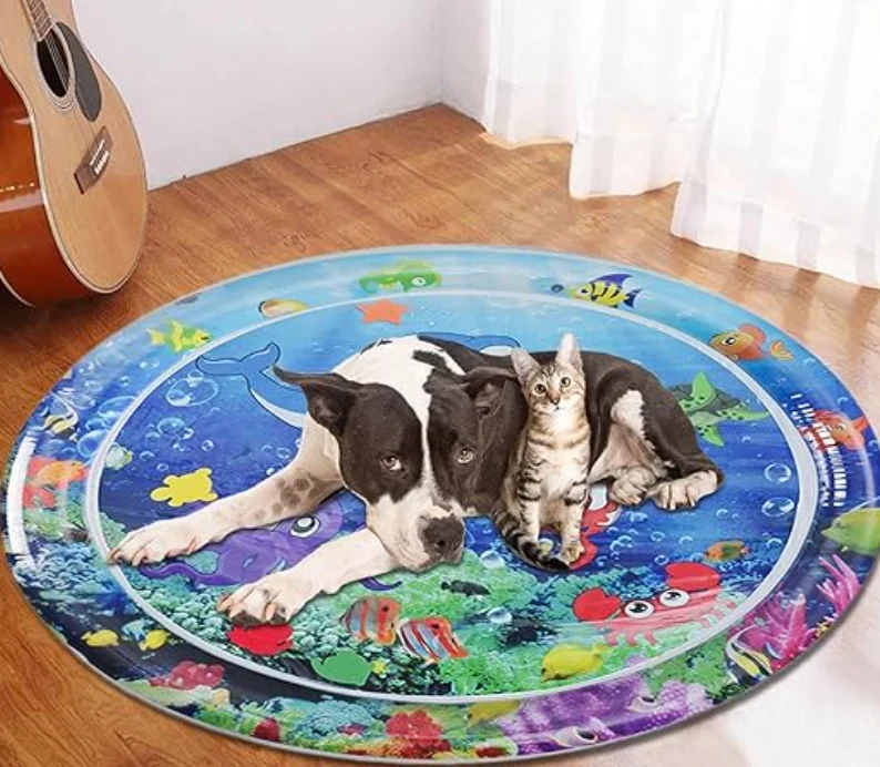 Kattenspeelmat – Duurzaam Waterwereld Design met Interactief Speelplezier